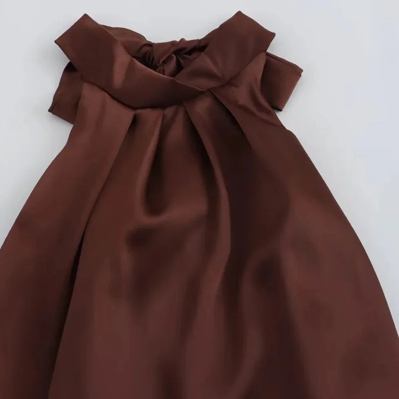 VESTIDO BORDEAUX ÉCLAT