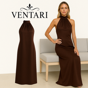 VESTIDO BORDEAUX ÉCLAT