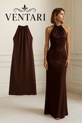 VESTIDO BORDEAUX ÉCLAT