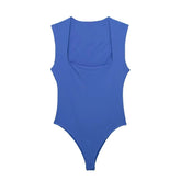 Body Riviera regata com decote quadrado