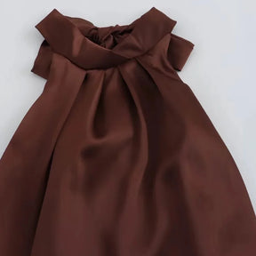 VESTIDO BORDEAUX ÉCLAT